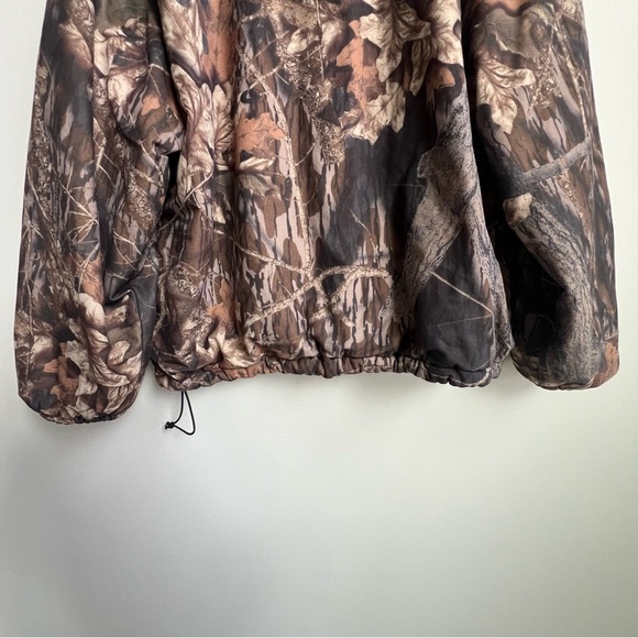 Vintage LL Bean x Mossy Oak Break-up XL Camo Jacket 1/2 Zip Hunting Camouflage - Picture 15 of 15
